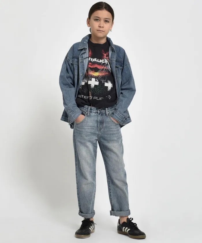 KIDS AWESOME BAGGIES STRAIGHT LEG JEAN Kids One Teaspoon Kids KIDS AWESOME BAGGIES STRAIGHT LEG JEAN Kids One Teaspoon Kids