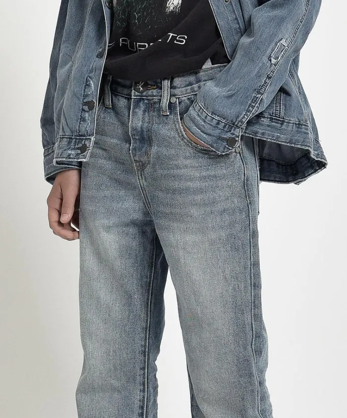 KIDS AWESOME BAGGIES STRAIGHT LEG JEAN Kids One Teaspoon Kids KIDS AWESOME BAGGIES STRAIGHT LEG JEAN Kids One Teaspoon Kids