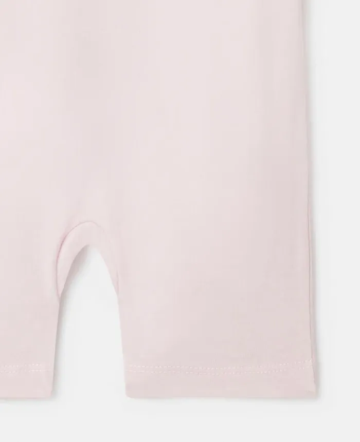 Kids Baby Girls Stella McCartney Candy Floss Stand Jumpsuit Pink