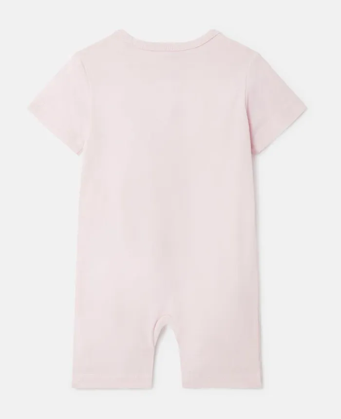 Kids Baby Girls Stella McCartney Candy Floss Stand Jumpsuit Pink