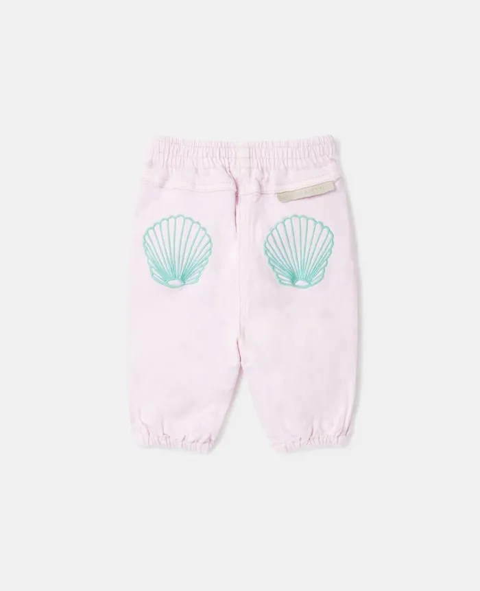 Kids Baby Girls Stella McCartney Organic Cotton Jeans Pink