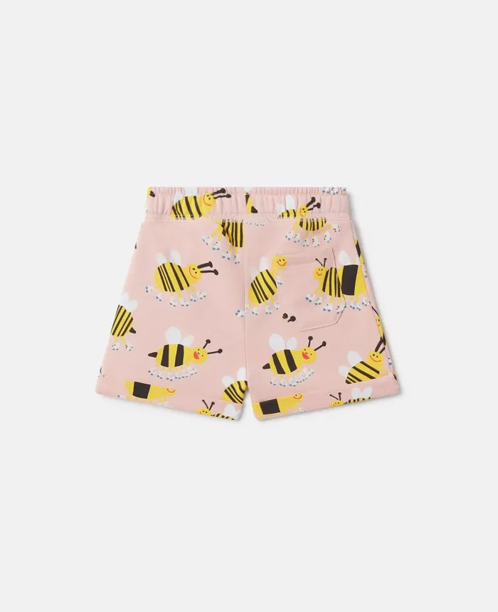 Kids Baby Girls Stella McCartney Roller Skate Bumblebee Shorts Pink Multicolour