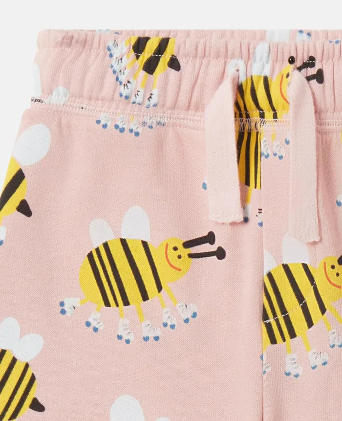Kids Baby Girls Stella McCartney Roller Skate Bumblebee Shorts Pink Multicolour