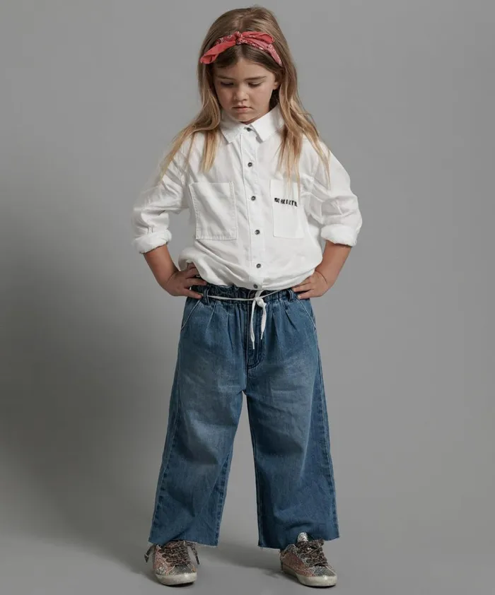 KIDS BONNIE WIDE LEG PANT Kids One Teaspoon Kids