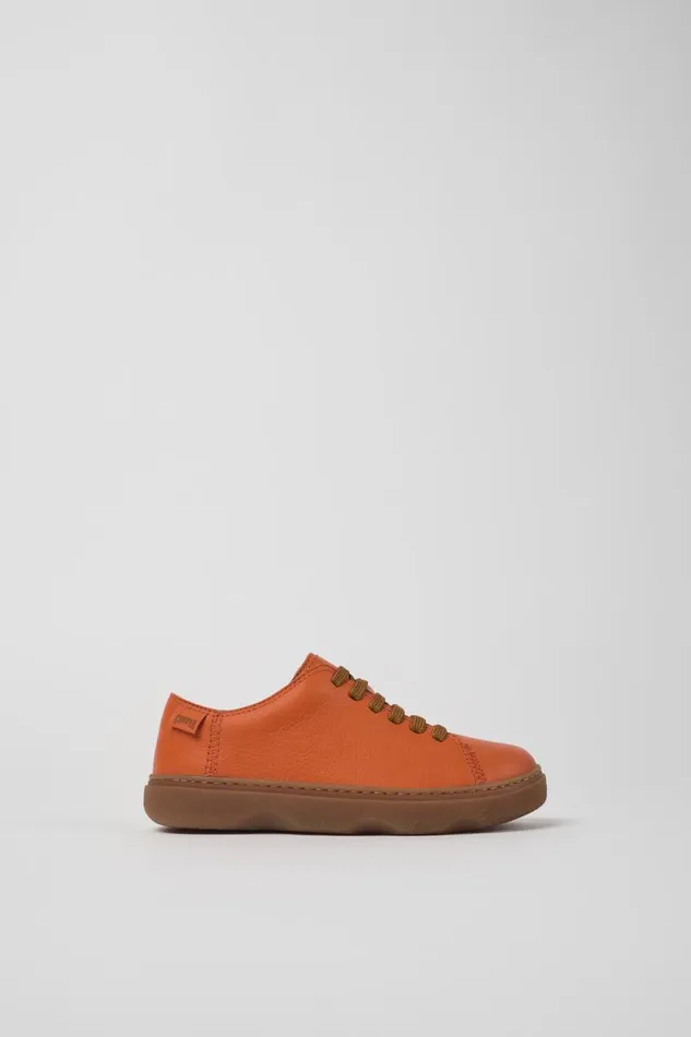 Kids Camper Casual Shoes Kiddo Orange Leather Shoes For Kids Kids Camper Casual Shoes Kiddo Orange Leather Shoes For Kids