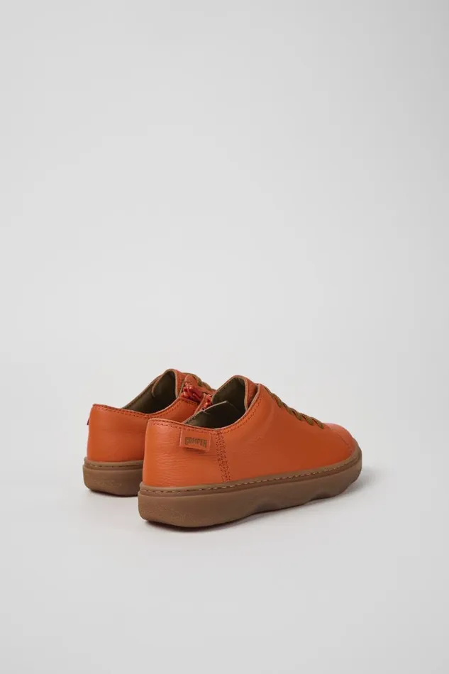 Kids Camper Casual Shoes Kiddo Orange Leather Shoes For Kids Kids Camper Casual Shoes Kiddo Orange Leather Shoes For Kids