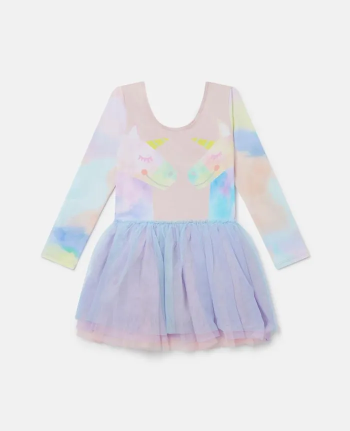 Kids Dresses and Jumpsuits Stella McCartney Rainbow Unicorn Tutu Dress Multicolour Kids Dresses and Jumpsuits Stella McCartney Rainbow Unicorn Tutu Dress Multicolour