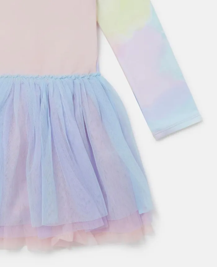 Kids Dresses and Jumpsuits Stella McCartney Rainbow Unicorn Tutu Dress Multicolour