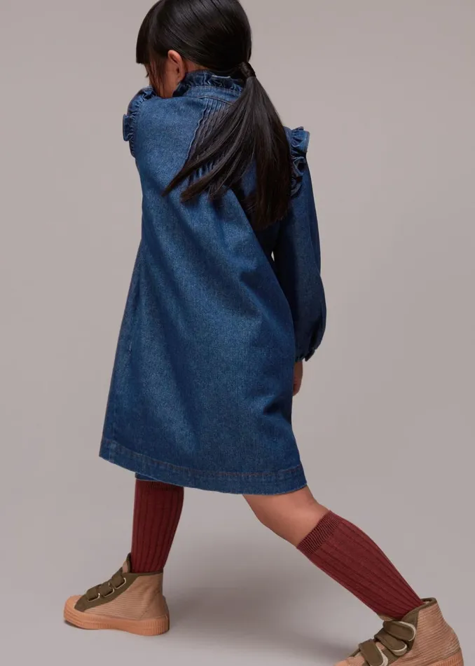 Kids Dresses and Jumpsuits Whistles Denim Nell Denim Dress