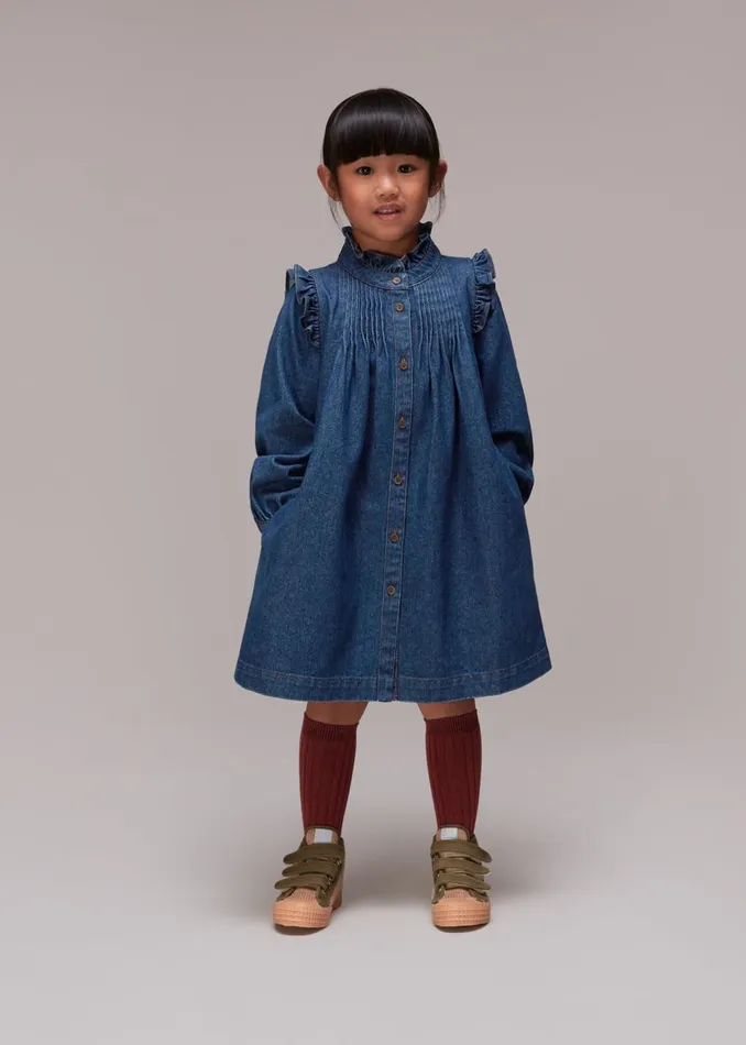 Kids Dresses and Jumpsuits Whistles Denim Nell Denim Dress