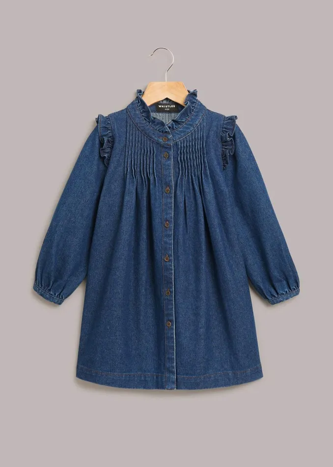 Kids Dresses and Jumpsuits Whistles Denim Nell Denim Dress