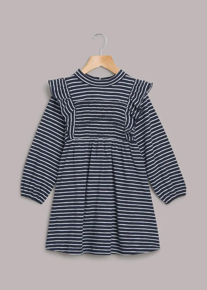 Kids Dresses and Jumpsuits Whistles Navy Stripe Una Dress