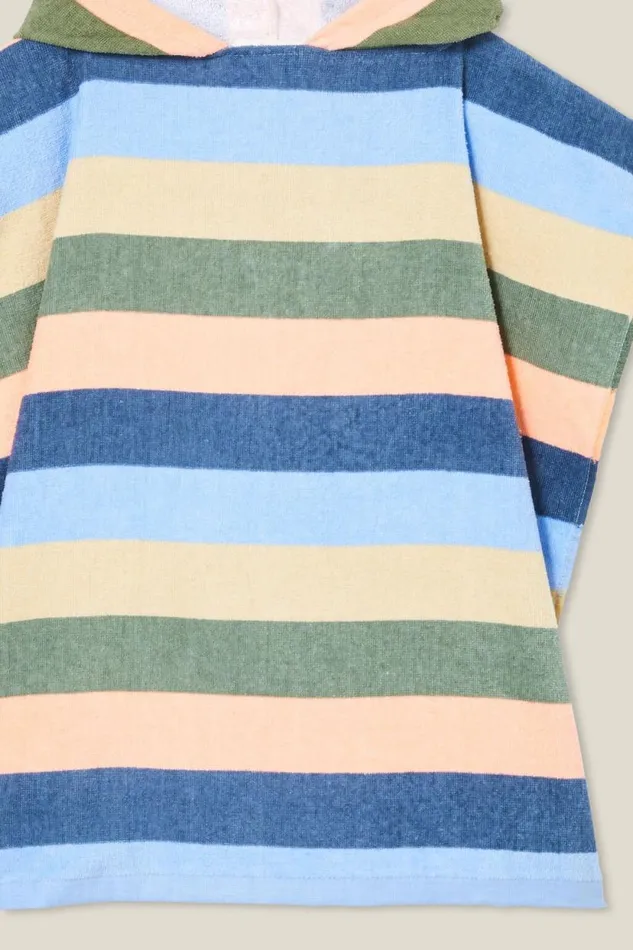 Kids Hooded Towel Dusk Bluemulti Stripe Boys Cotton On Swimwear Kids Hooded Towel Dusk Bluemulti Stripe Boys Cotton On Swimwear