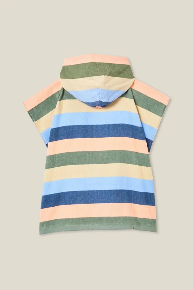 Kids Hooded Towel Dusk Bluemulti Stripe Boys Cotton On Swimwear Kids Hooded Towel Dusk Bluemulti Stripe Boys Cotton On Swimwear