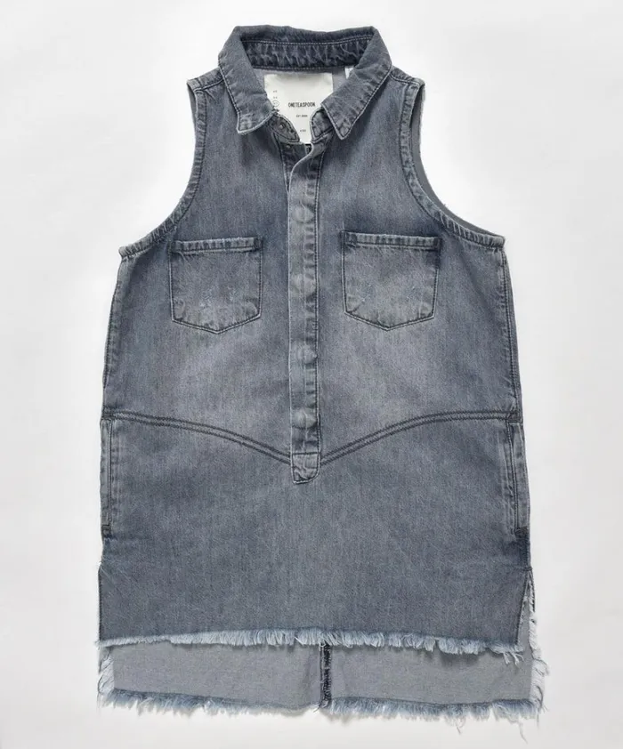 KIDS MINI BRAXTON DRESS 0 WomenKids One Teaspoon Denim Dresses