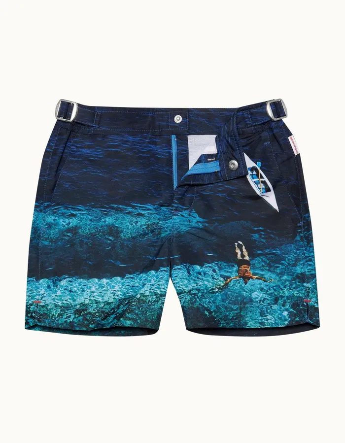 Kids Orlebar Brown Kids Russell Deep Sea