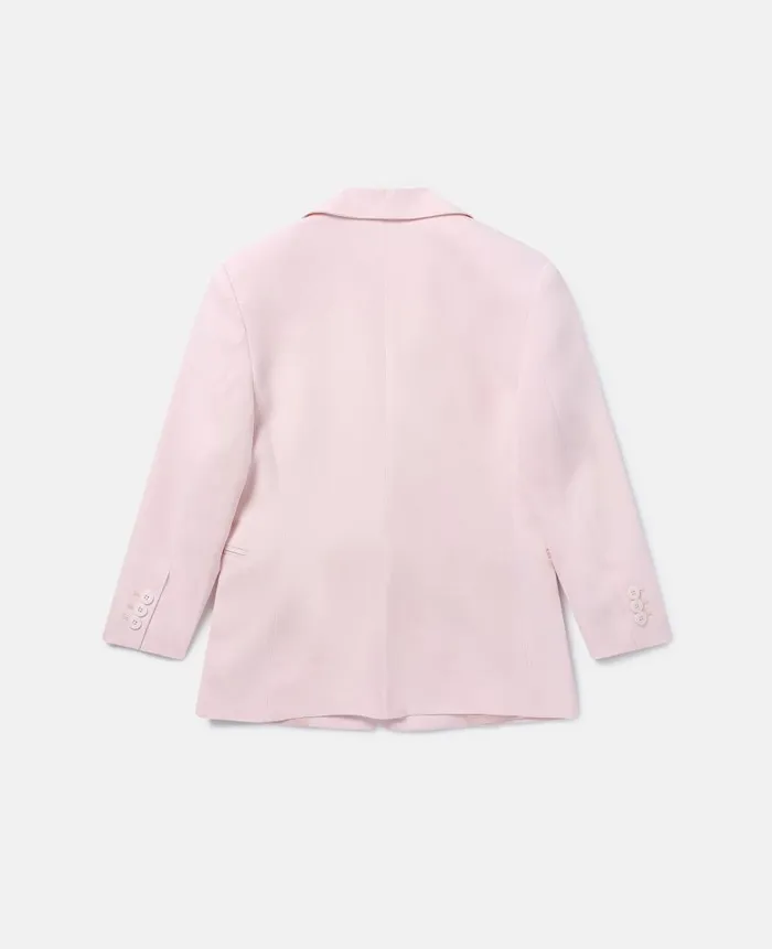 Kids Outerwear Stella McCartney Shawl Lapel Blazer Pink