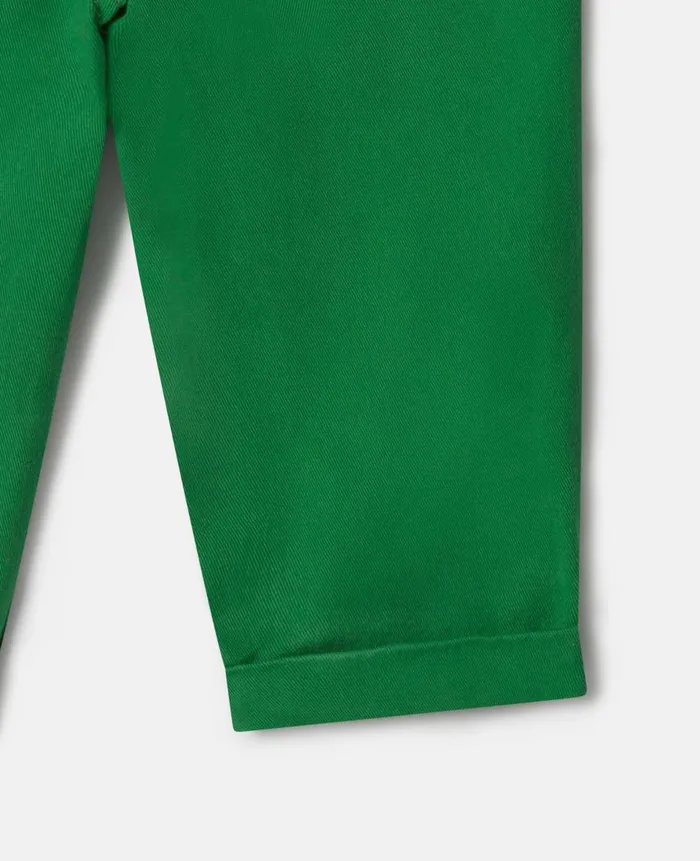Kids Pants and Shorts Stella McCartney Drawstring Joggers Green
