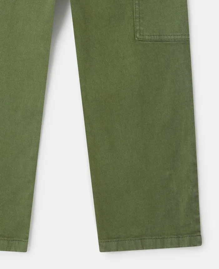 Kids Pants and Shorts Stella McCartney Patch Pocket Trousers Green