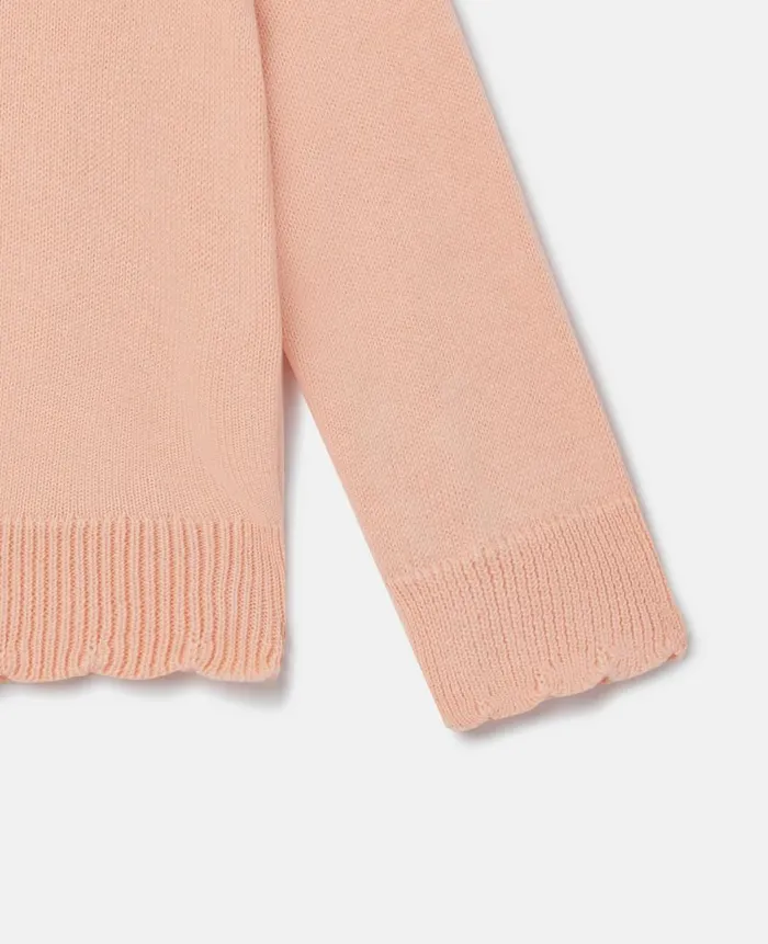 Kids Sweaters and Cardigans Stella McCartney Sunflower Cardigan Pink