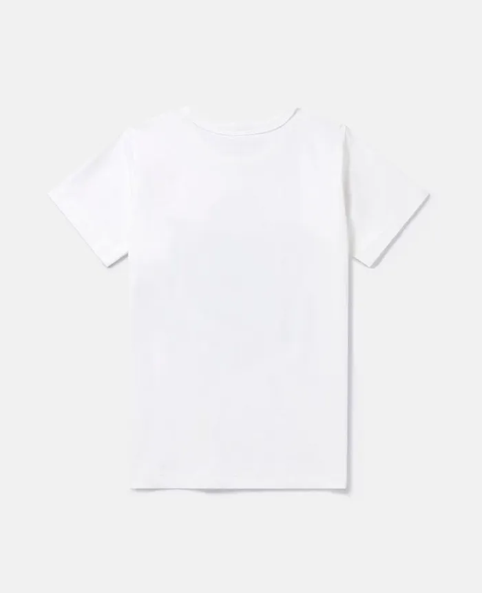 Kids TShirts And Tops Stella McCartney Graphic Flower TShirt Pink