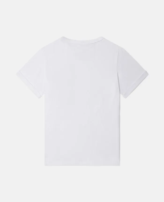 Kids TShirts And Tops Stella McCartney Sunshine Badge TShirt White