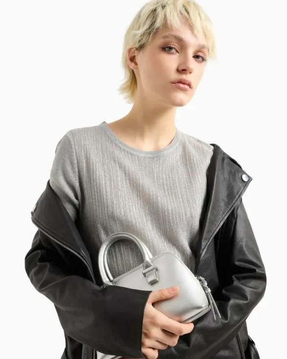 Knitted Sheath Dress Silver Women Armani Dresses And Jumpsuits Knitted Sheath Dress Silver Women Armani Dresses And Jumpsuits