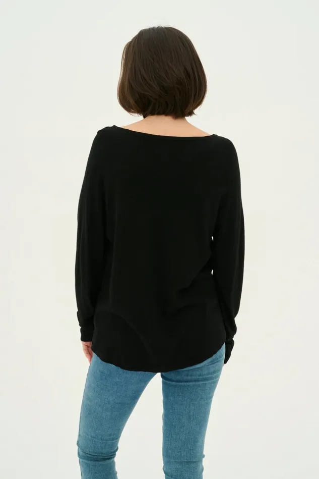 Knitwear and Cardigans Women CULTURE CUannemarie Knitted Pullover Black