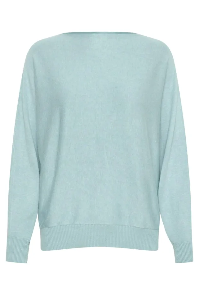 Knitwear and Cardigans Women CULTURE CUannemarie Pullover Tourmaline Melange