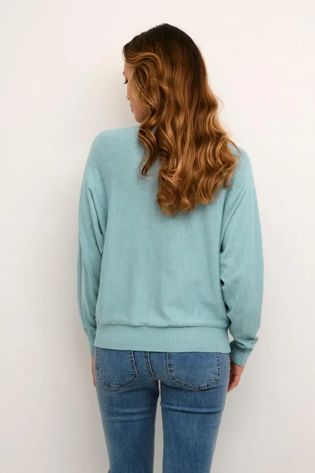 Knitwear and Cardigans Women CULTURE CUannemarie Pullover Tourmaline Melange