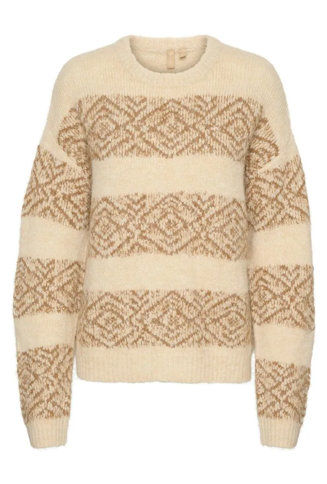 Knitwear and Cardigans Women CULTURE CUIona Pullover Whitecap Melange