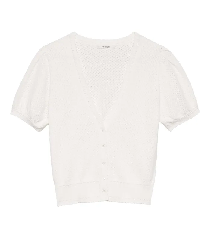 Knitwear Women DEN Ambrose Cardigan Ivory