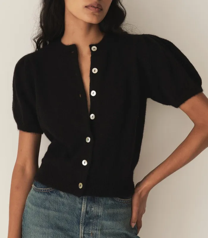Knitwear Women DEN Anisa Cardigan Black