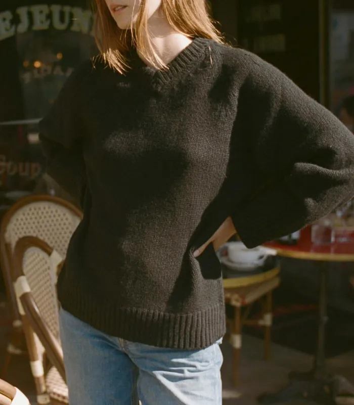 Knitwear Women DEN Merit Sweater Black
