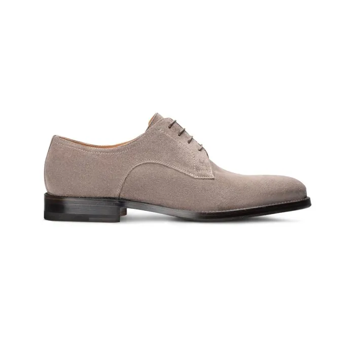 Lace Ups Men Moreschi Grey Suede Derby