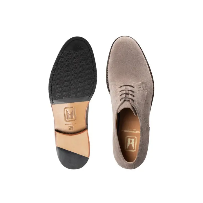 Lace Ups Men Moreschi Grey Suede Derby