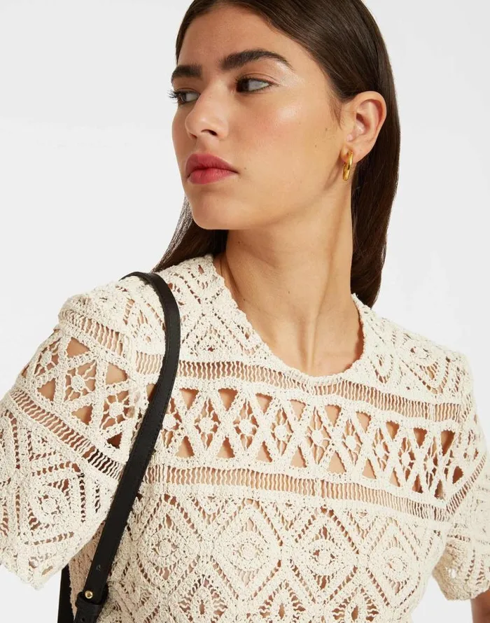 Lacey Mini Swing Dress Plaza Cream Women La Double J Dresses Lacey Mini Swing Dress Plaza Cream Women La Double J Dresses