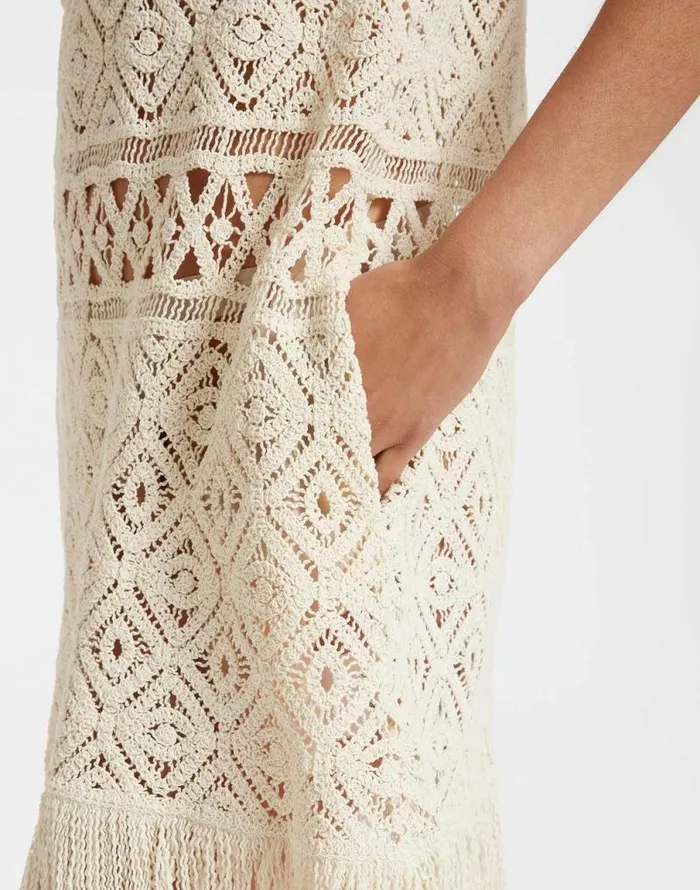 Lacey Mini Swing Dress Plaza Cream Women La Double J Dresses Lacey Mini Swing Dress Plaza Cream Women La Double J Dresses