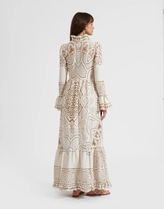 Lacey Visconti Dress Solid White Smoke Women La Double J Dresses Lacey Visconti Dress Solid White Smoke Women La Double J Dresses