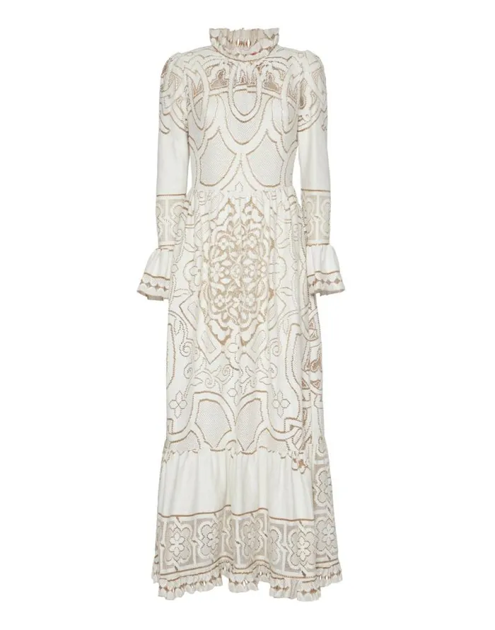 Lacey Visconti Dress Solid White Smoke Women La Double J Dresses Lacey Visconti Dress Solid White Smoke Women La Double J Dresses