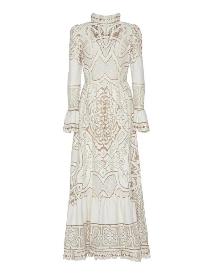 Lacey Visconti Dress Solid White Smoke Women La Double J Dresses Lacey Visconti Dress Solid White Smoke Women La Double J Dresses