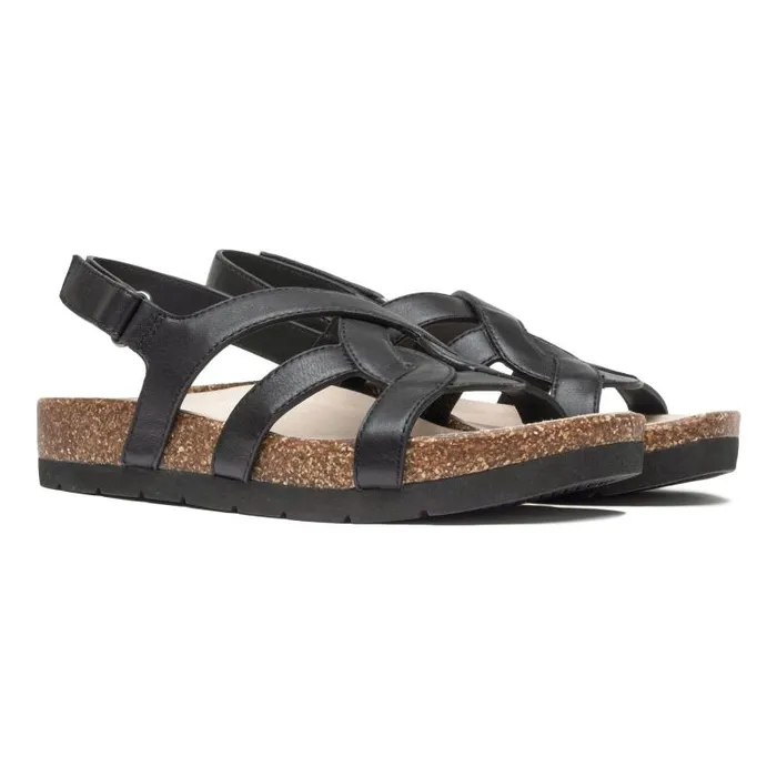 Lanai Sandal Metatarsal Black Womens Abeo Sandals