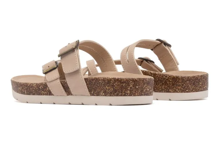 Lanai Thong Sandal Beige Womens Abeo Sandals