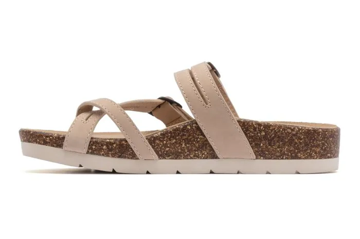 Lanai Thong Sandal Beige Womens Abeo Sandals