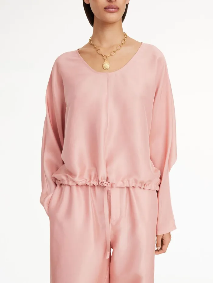 Lanee Silk Blouse Diva Women By Malene Birger Tops and Blouses