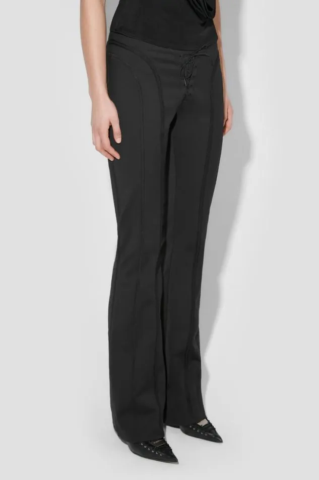 Lara Laced Trousers Black Women MISBHV Trousers