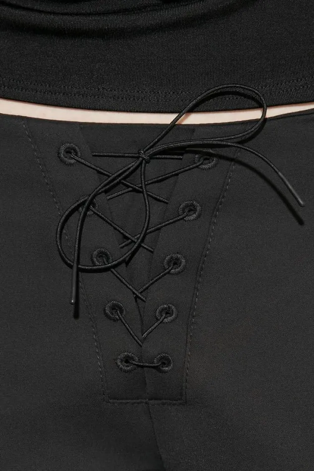 Lara Laced Trousers Black Women MISBHV Trousers