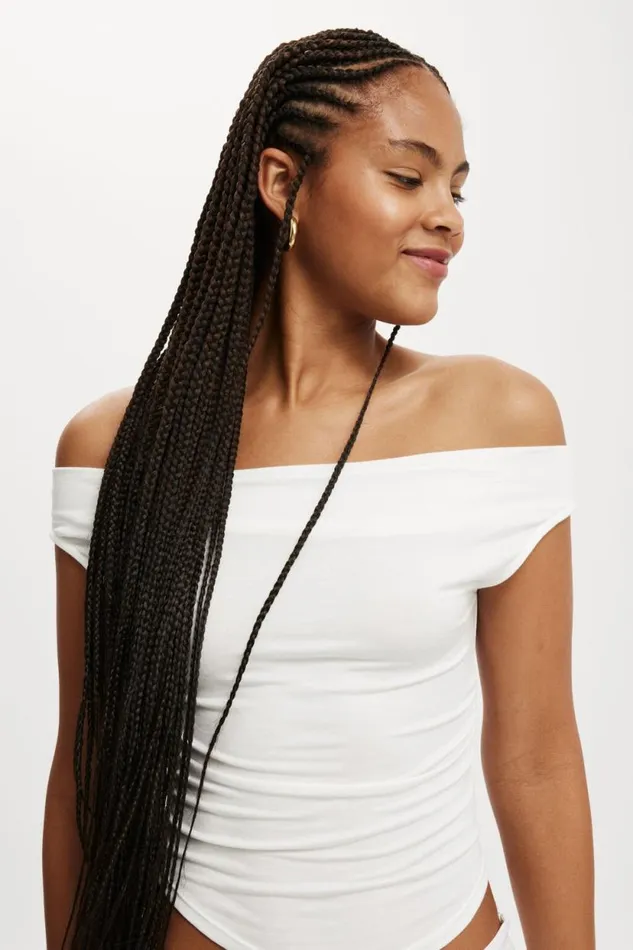 Lexa Off The Shoulder Top Natural White Women Cotton On Tops