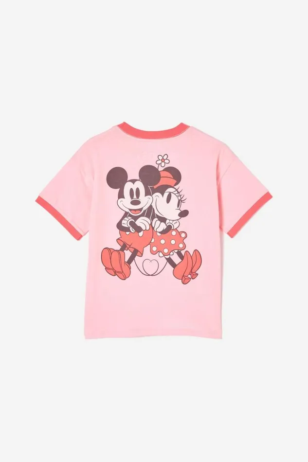 License Drop Shoulder Short Sleeve Tee Lcn Dis Minnie You and Meblush Pink Girls Cotton On Tops and TShirts License Drop Shoulder Short Sleeve Tee Lcn Dis Minnie You and Meblush Pink Girls Cotton On Tops and TShirts