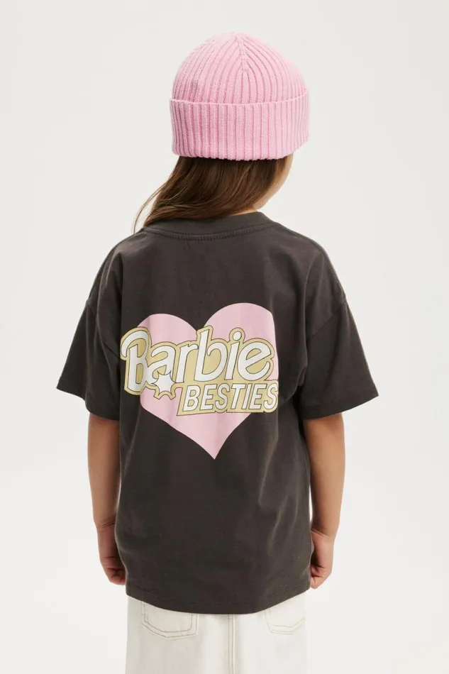 License Drop Shoulder Short Sleeve Tee Lcn Mat Barbie Bestiesphantom Girls Cotton On Tops and TShirts License Drop Shoulder Short Sleeve Tee Lcn Mat Barbie Bestiesphantom Girls Cotton On Tops and TShirts